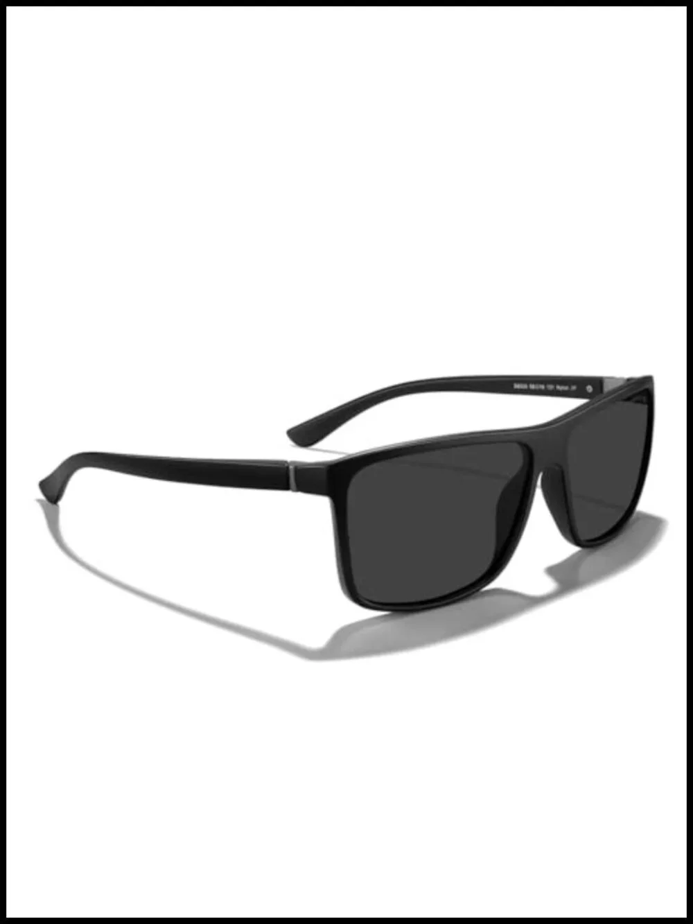 Rectangular Polarized Sports Sunglasses UV400 Protection for Men Women Running